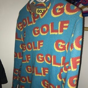 GOLF WANG 3D LOGO SWEATER